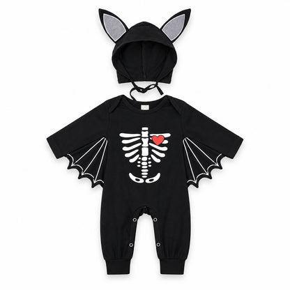 Baby Halloween Bat Romper