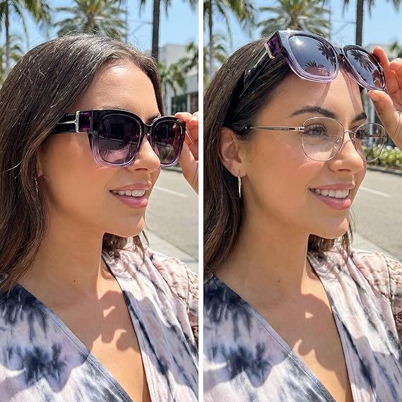🔥Polarized Fit Over Sunglasses for Women🕶️ – UV400 Protection for Prescription Glasses ✨