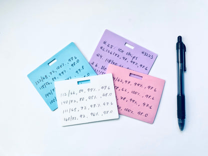Reusable Erasable Badge Notes: Dual-Sided, Fade-Proof Nursing Pocket Notepad! 🩺✨
