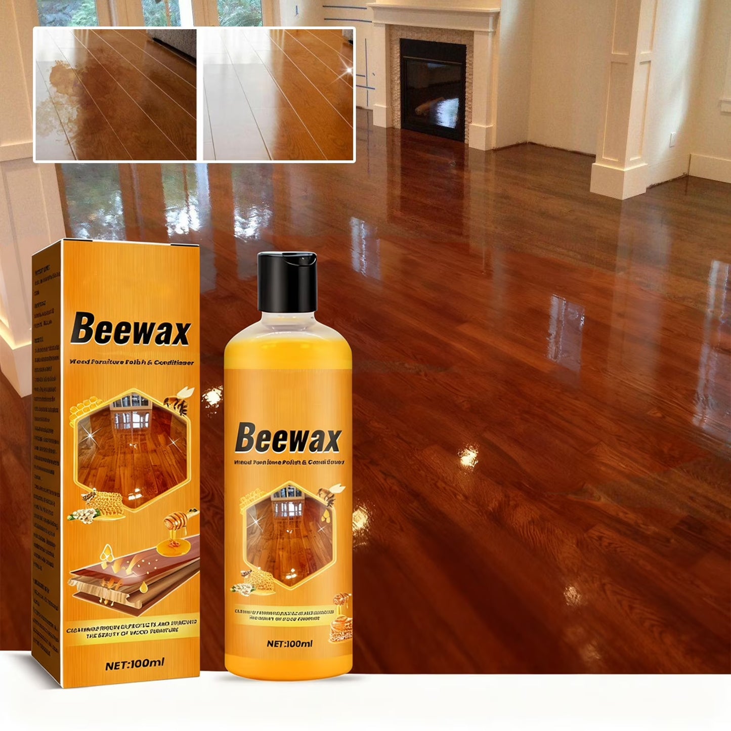 🍯 Natural Beeswax Furniture Polish