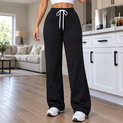 Women's Comfy Wide Leg Drawstring Pants