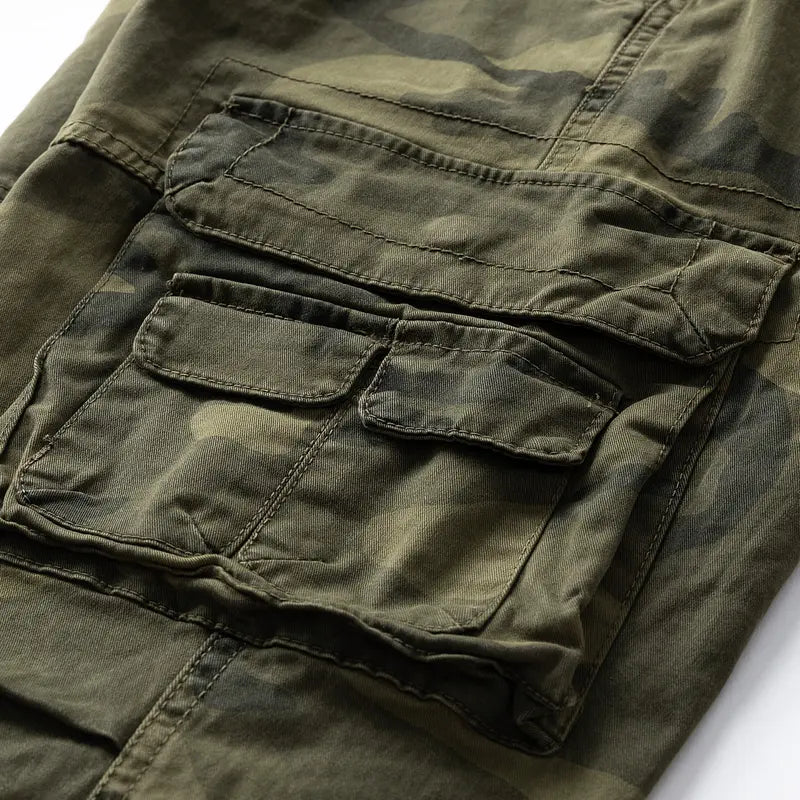 Men’s Stretch Camouflage Cargo Pants