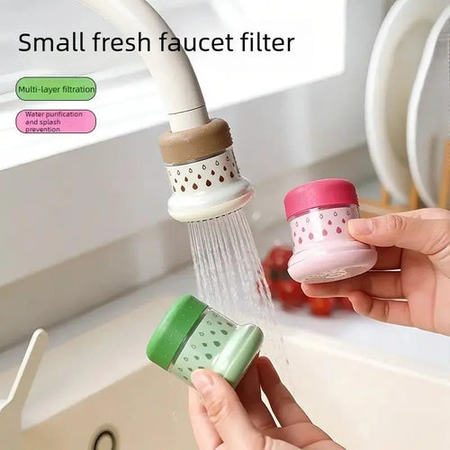 🚰 Rotatable Multi-Layer Faucet Water Filter &amp; Splash Guard