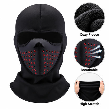 Winter Fleece Balaclava with Breathable Face Cover
