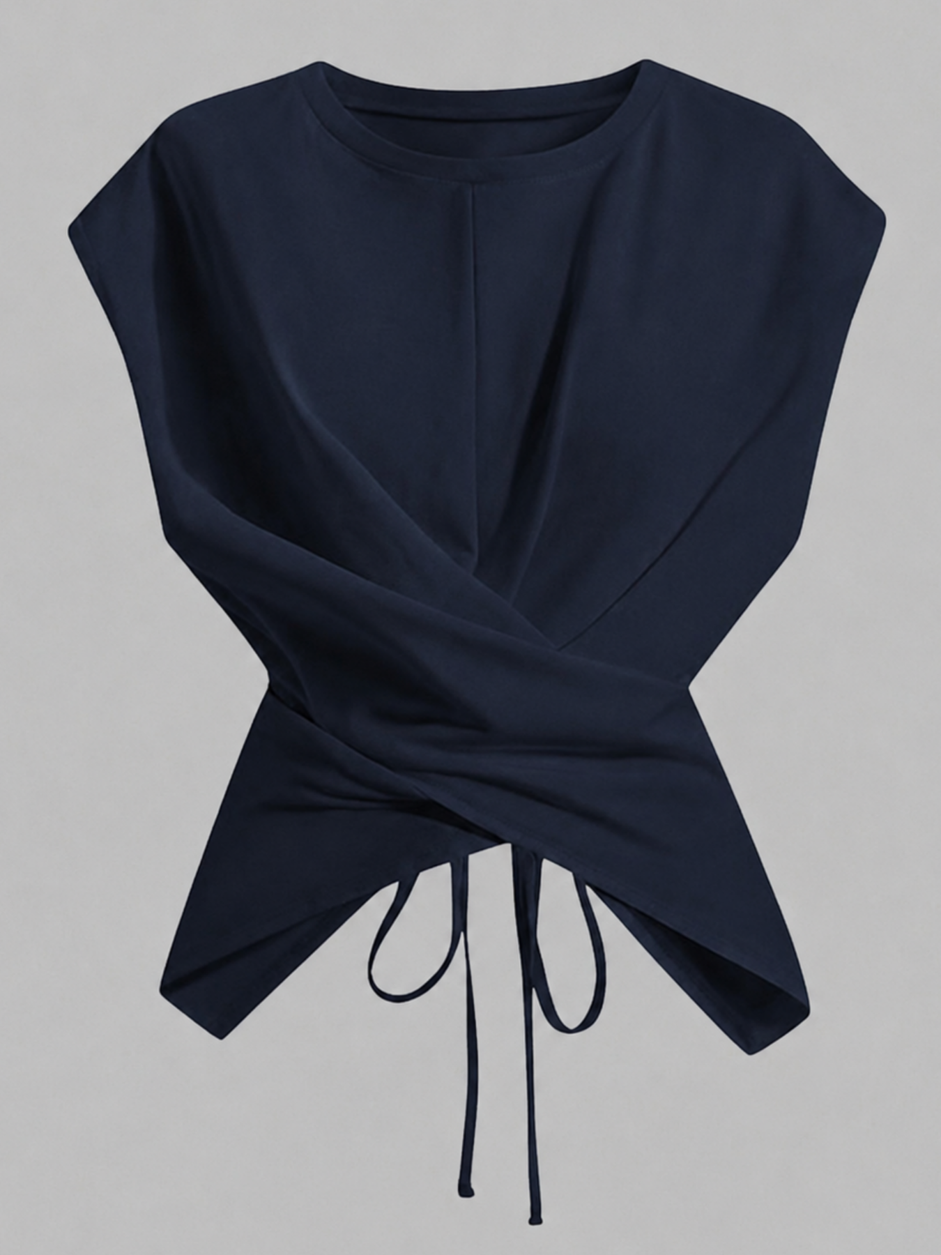 Women’s Flattering Criss-Cross Waist Tie Top