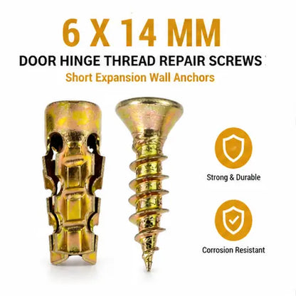 🔥6*14mm Door Hinge Thread Repair Screws