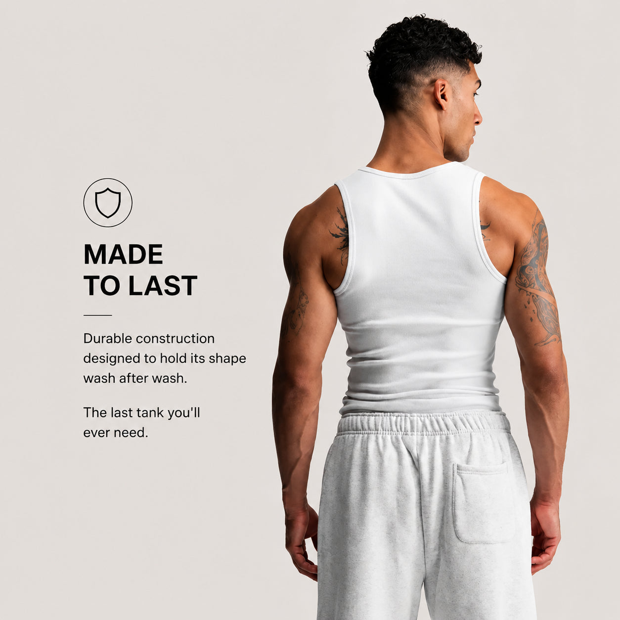 Men’s Cotton Fitted Tank Tops