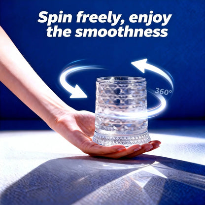🔥 2026 Trend: The Kinetic Spin Whiskey Glass – Luxury One-Handed Relaxation for True Connoisseurs 🥃✨