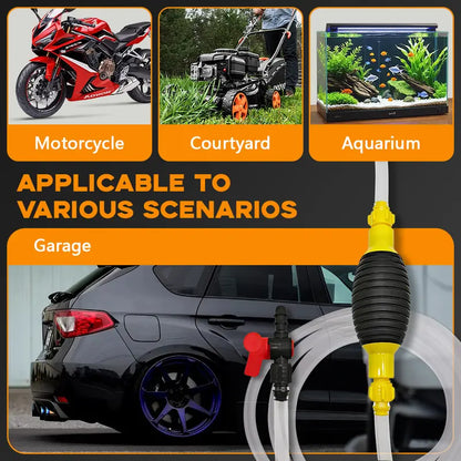 ⛽ High-Flow Manual Siphon Transfer Pump Kit
