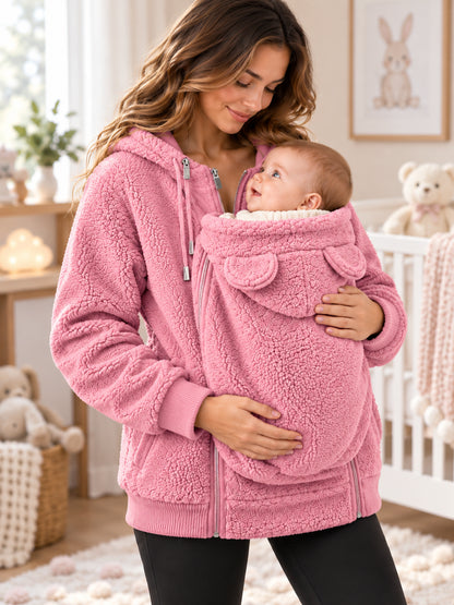 Cozy Babywearing Fleece Hoodie