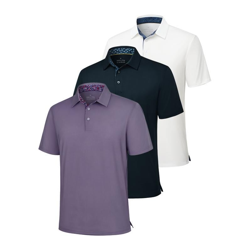 👕 Men's Quick-Dry Performance Polo Shirt | Moisture-Wicking & UPF30+