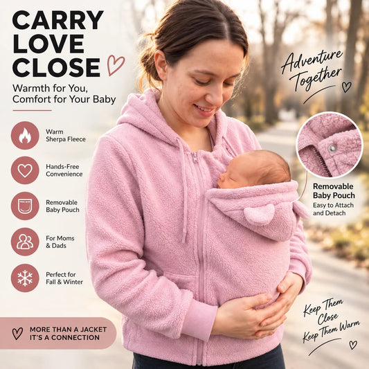 Cozy Babywearing Fleece Hoodie
