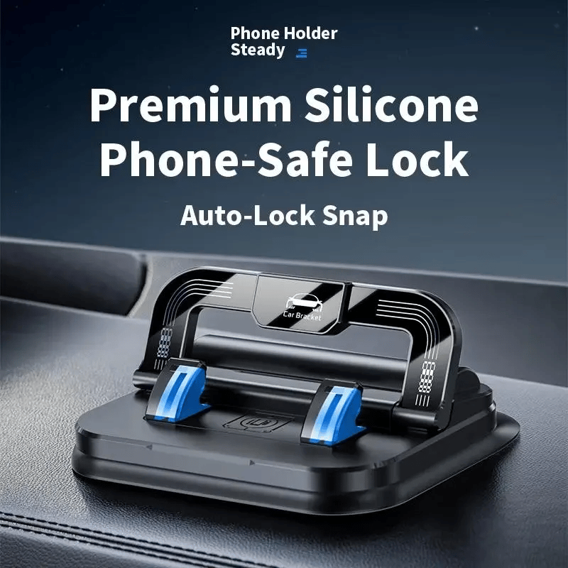 🔥360° Rotating Anti-Shake Car Phone Holder – Universal Dashboard Mount for Hands-Free Navigation