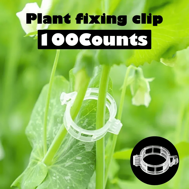 🥬Reusable Plant Support Clips (100 clips)