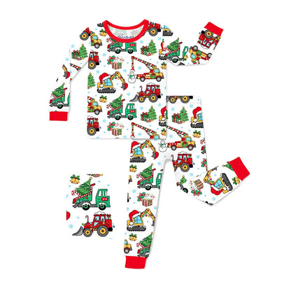 Kids Bamboo Holiday Pajama Set