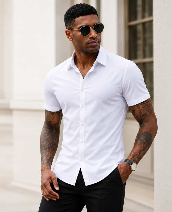Men’s Stretch Short Sleeve Shirt