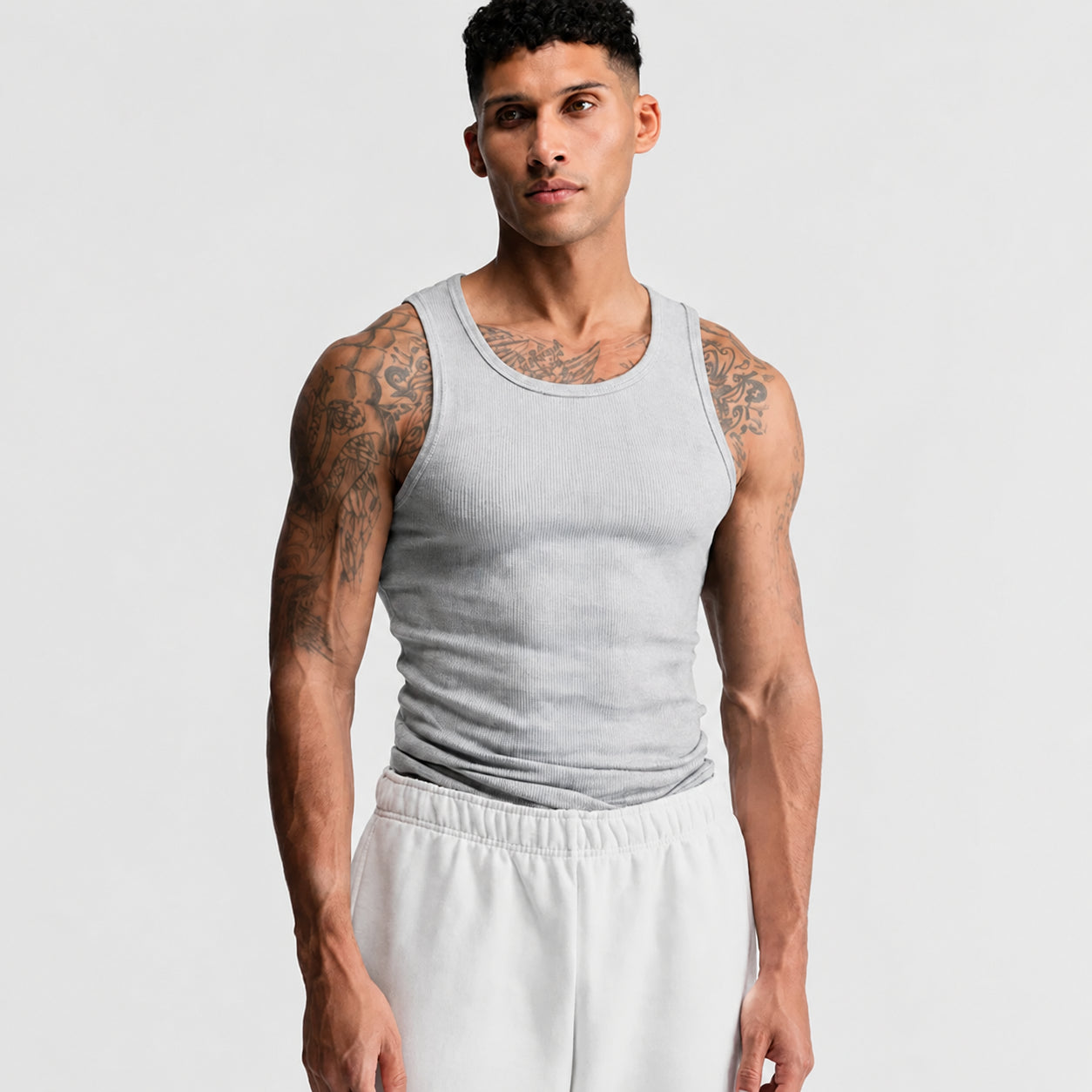 Men’s Cotton Fitted Tank Tops