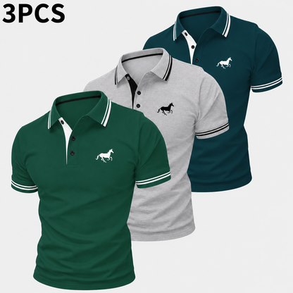 👔 3-Pack Men's Casual Polo Shirts