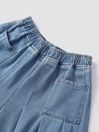 Women’s Ultra-Soft Baggy Wide-Leg Jeans