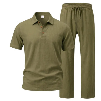 Men’s Linen-Blend Vacation Set