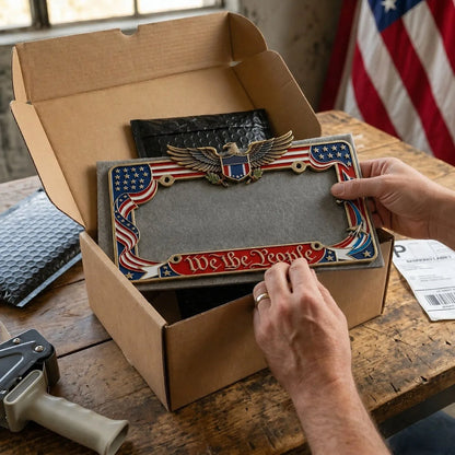 🦅250th Anniversary Commemorative License Plate Frame