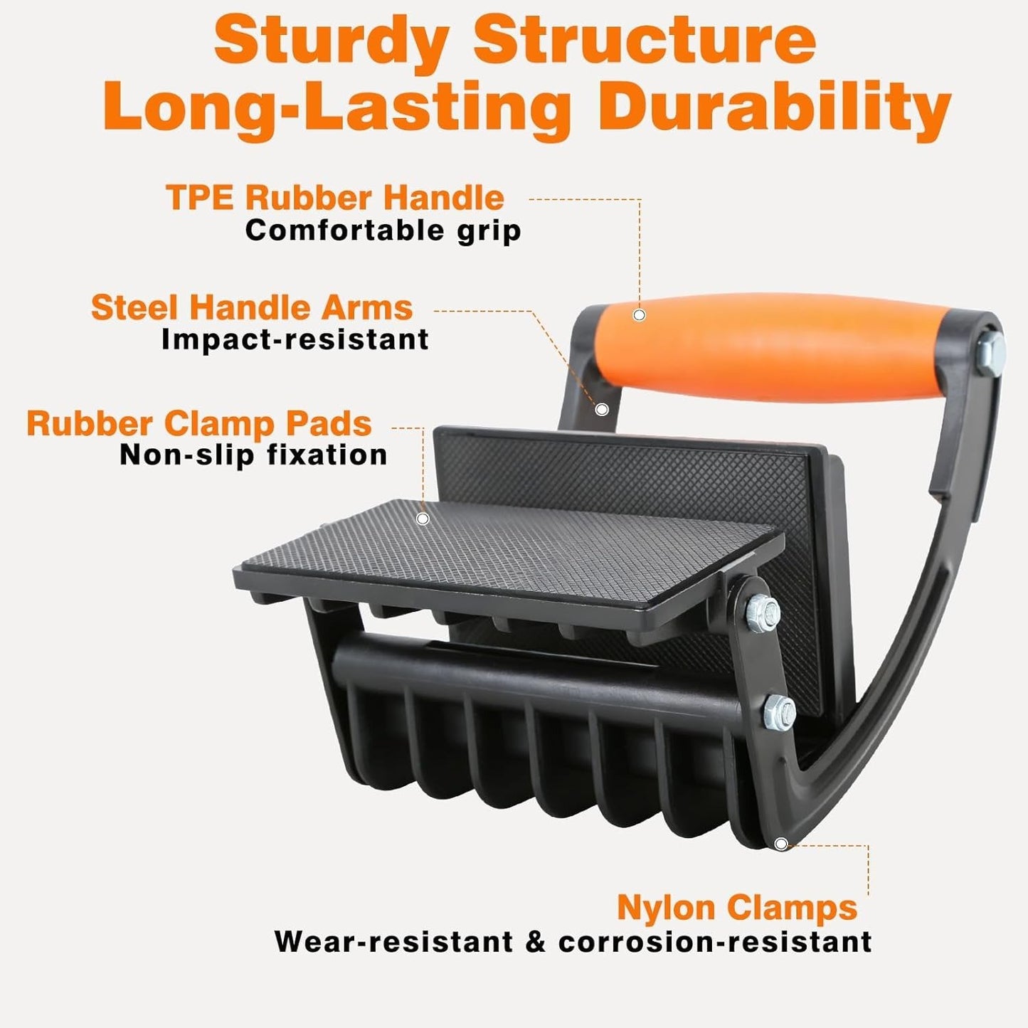 🛠️Single-Hand Panel Carrier 💪 – Heavy Duty 200LB Clamp Tool