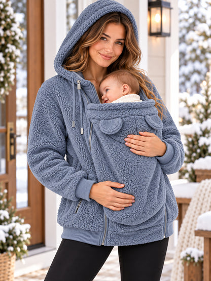 Cozy Babywearing Fleece Hoodie