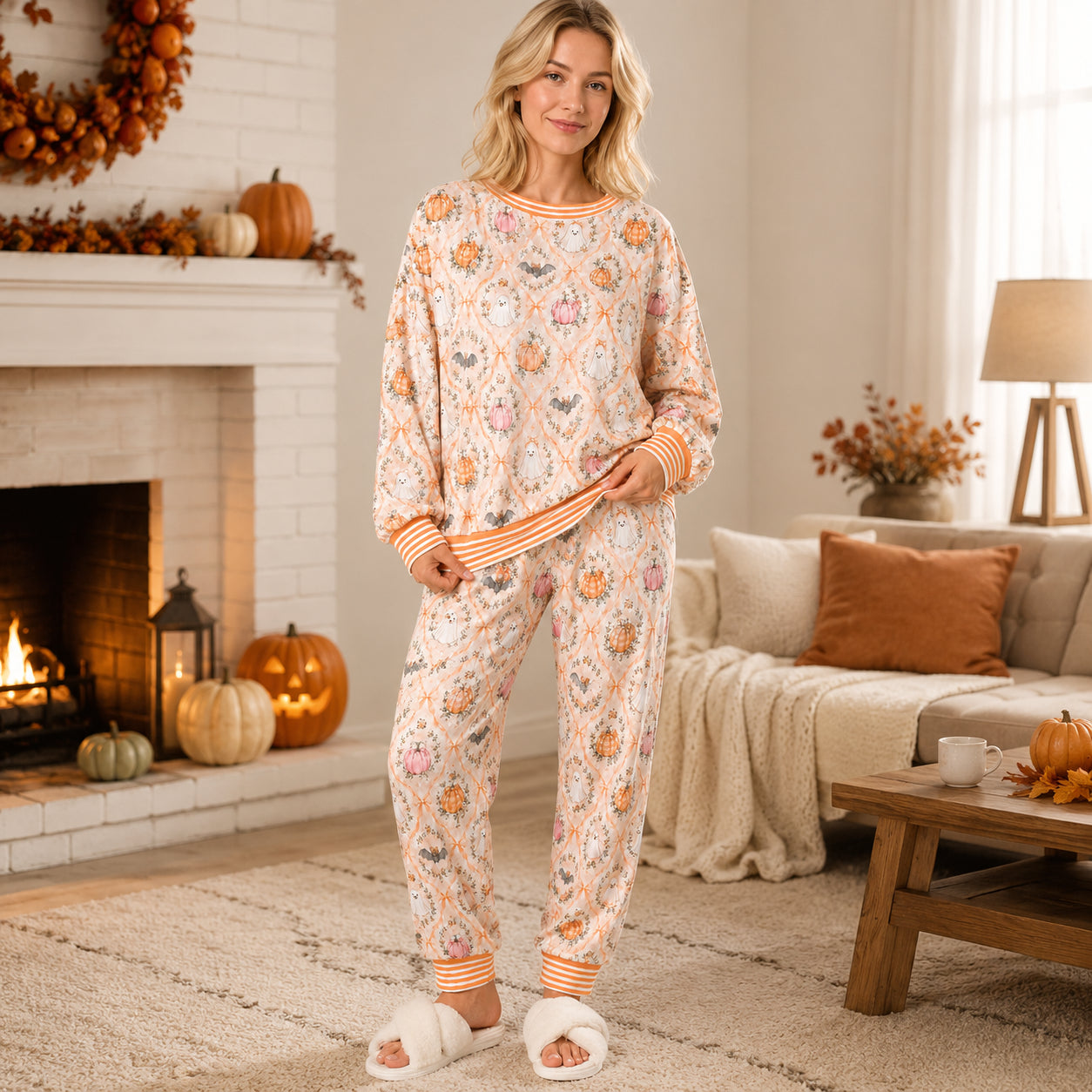 Women’s Festive Holiday Pajama Set