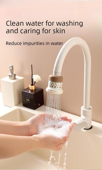 🚰 Rotatable Multi-Layer Faucet Water Filter &amp; Splash Guard