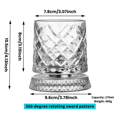 🔥 2026 Trend: The Kinetic Spin Whiskey Glass – Luxury One-Handed Relaxation for True Connoisseurs 🥃✨