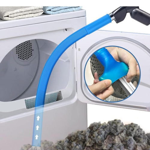 🛡️ Fire-Prevention Dryer Vent Cleaner Kit: Deep Cleaning Lint Remover Vacuum Attachment Tool ✨