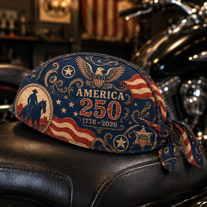 ⚡️Independence Day 49% OFF- 🏍️ America 250 Cycling Pirate Hat / Biker Headwrap
