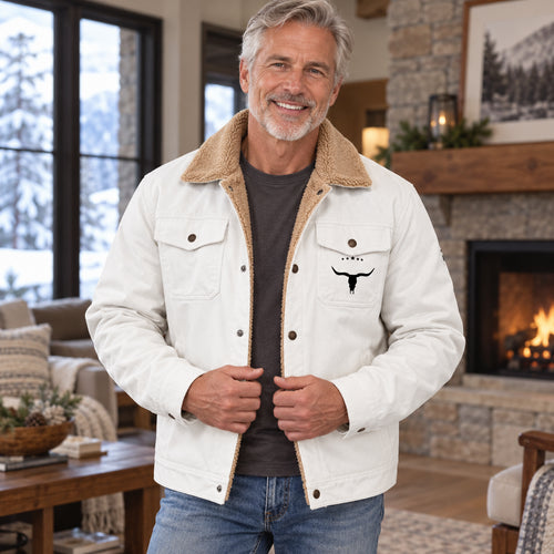 Men's Heavyweight Buckle-Front Casual Jacket
