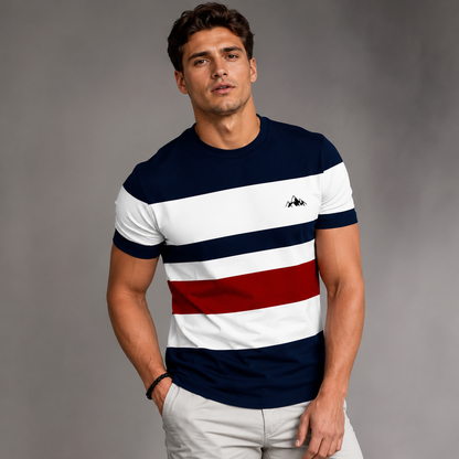 Men’s 3-Pack Color Block Slim Fit T-Shirts