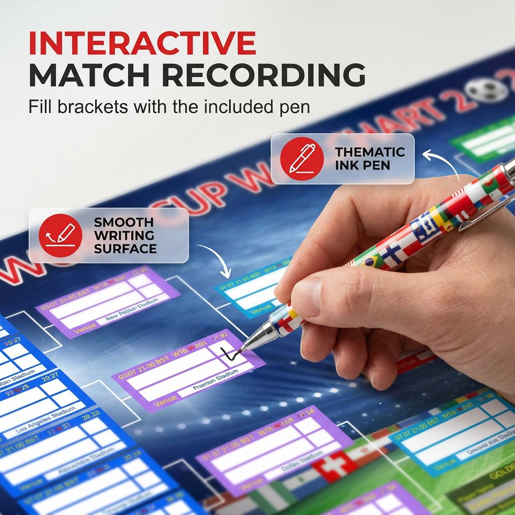 ultimate-2026-soccer-fan-wall-chart-kit-group-stage-knockout-posters-23-6-x-35-4-marker-pen-mounting-strips-included-5804