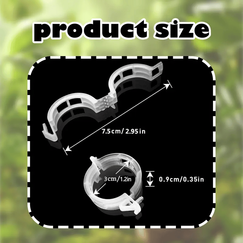🥬Reusable Plant Support Clips (100 clips)