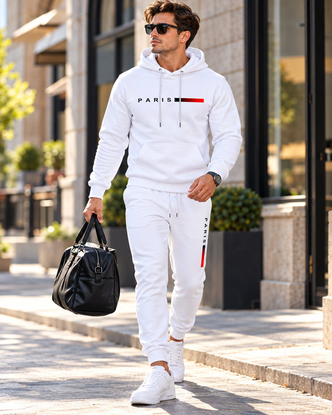 Men's Casual Hoodie and Jogger Pants Set