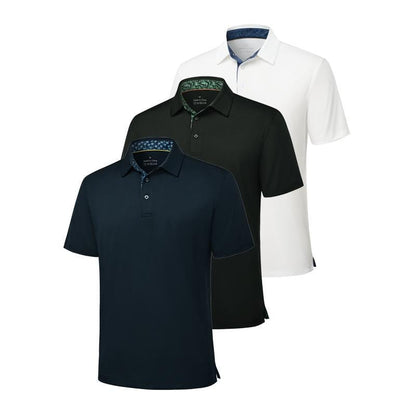 👕 Men's Quick-Dry Performance Polo Shirt | Moisture-Wicking & UPF30+