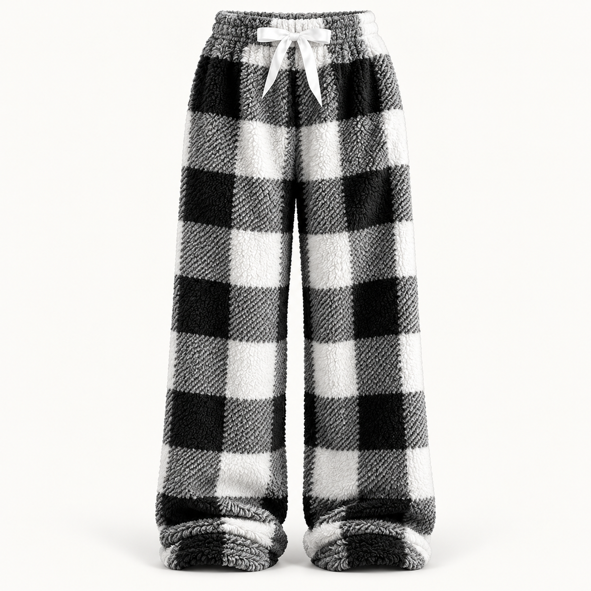 Women's Cozy Fleece Plaid Lounge Pants
