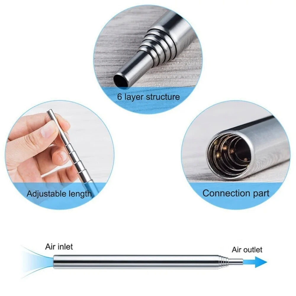 🔥 Telescopic Collapsible Fire Blow Tube