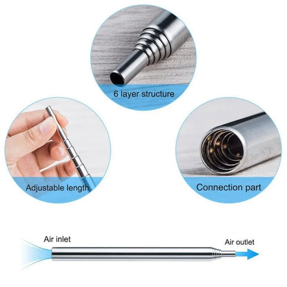 🔥 Telescopic Collapsible Fire Blow Tube