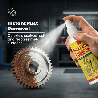 🔥 Multi-Purpose Rust Remover & Lubricant Spray: Fast-acting penetrating oil for vehicles, tools, chains, and hinges!