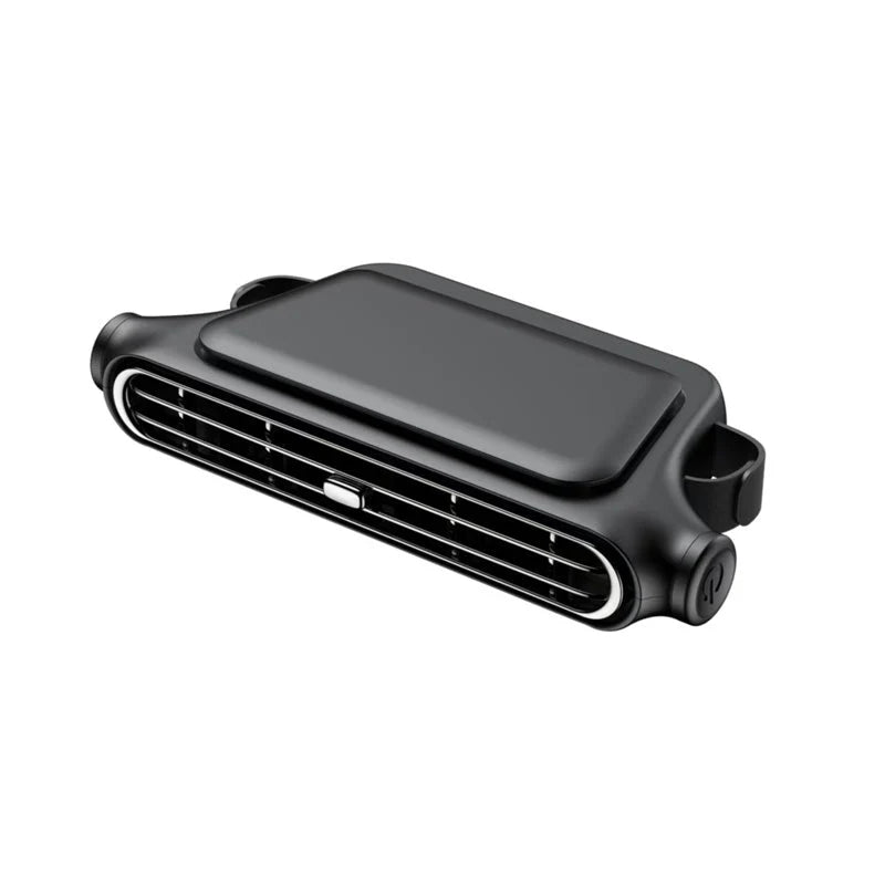 🚗 Dual-Turbine Car Seat Velcro Fan