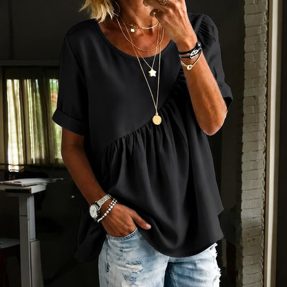 Women’s Flowy Babydoll Tunic Top