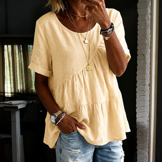 Women’s Flowy Babydoll Tunic Top