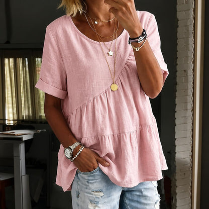 Women’s Flowy Babydoll Tunic Top