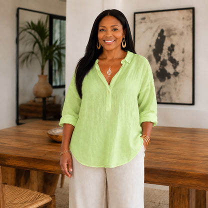 Women's Casual  V-Neck Blouse
